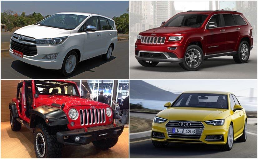 Upcoming Cars in India in August 2016