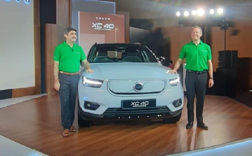 Volvo XC40 Recharge Electric SUV Makes Its India Debut