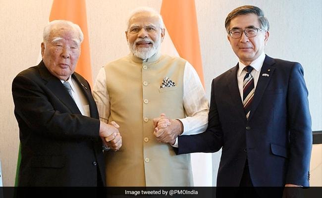 PM Modi Meets Suzuki Motor Corporation Advisor To Discuss Investment In India