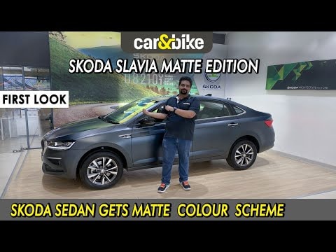 Skoda Slavia Matte Edition – The Stealth Look Skoda Slavia Matte Edition – The Stealth Look