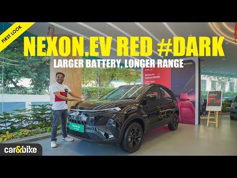 Tata Nexon EV Red Dark edition | 45kWh ki badi battery k sath behtar range Tata Nexon EV Red Dark edition | 45kWh ki badi battery k sath behtar range