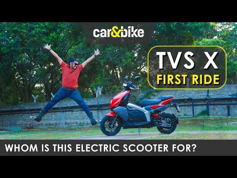 TVS X: India’s most expensive electric scooter yet!|First Ride|Electric|carandbike TVS X: India’s most expensive electric scooter yet!|First Ride|Electric|carandbike