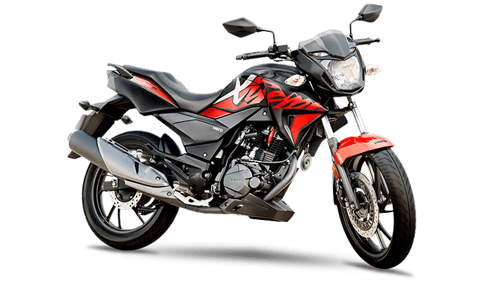 Hero Xtreme 200R Black with Sports Red