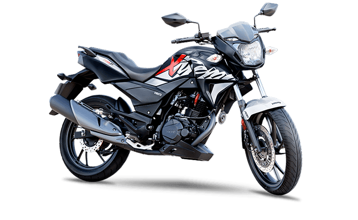 Hero Xtreme 200R Panther Black with Force Silver