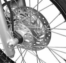 Straight Pull Spokes At The Rear For Tough Terrains