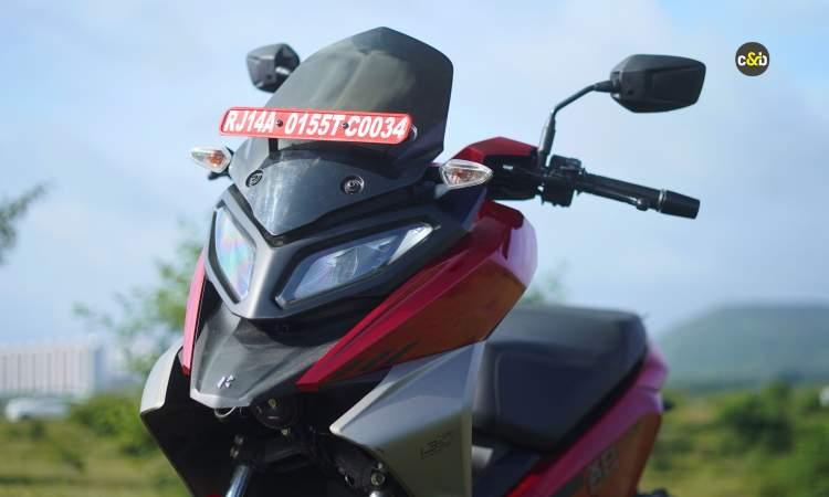 2025 Hero Xoom 160 Red Headlight