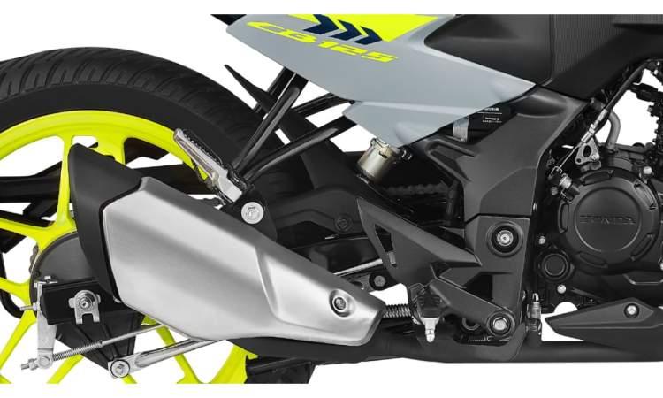 Honda CB 125 Hornet exhaust silencer