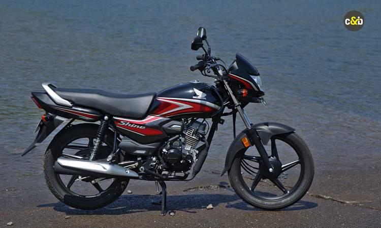 Honda Shine 100 Sideview