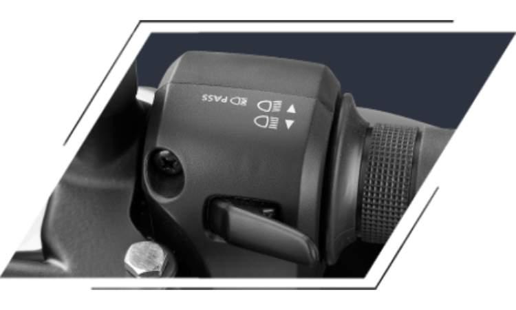 Integrated Headlamp Beam Passing Switch