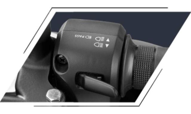 Integrated Headlamp Beam Passing Switch