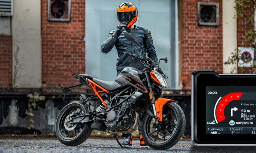 Ktm 200 Duke Sideview