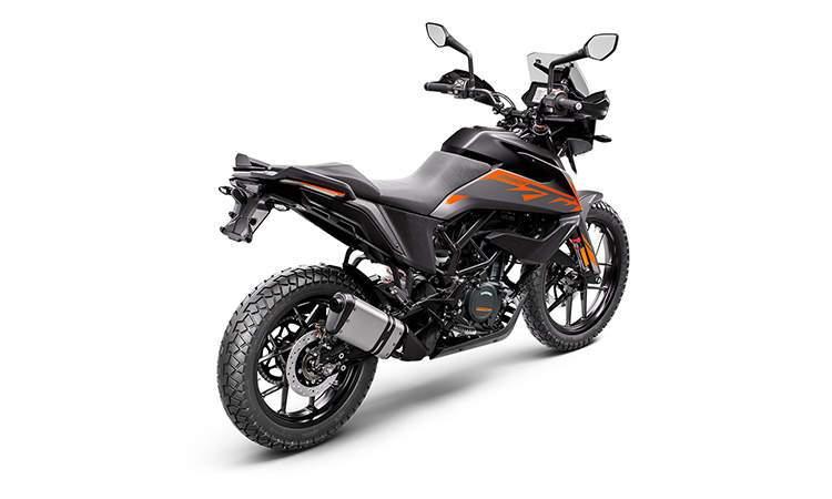 Ktm 390 adventure rearview