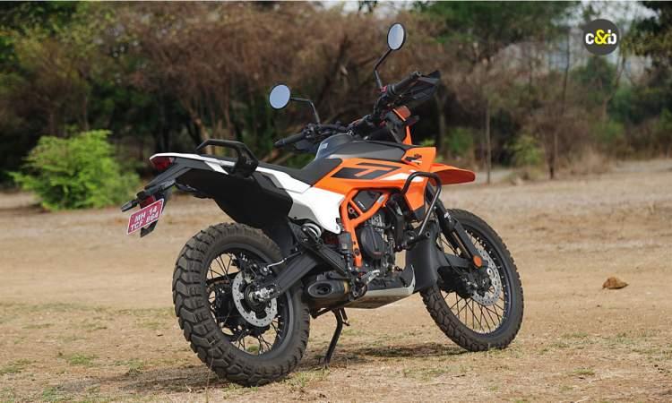 KTM 390 Enduro R Back View