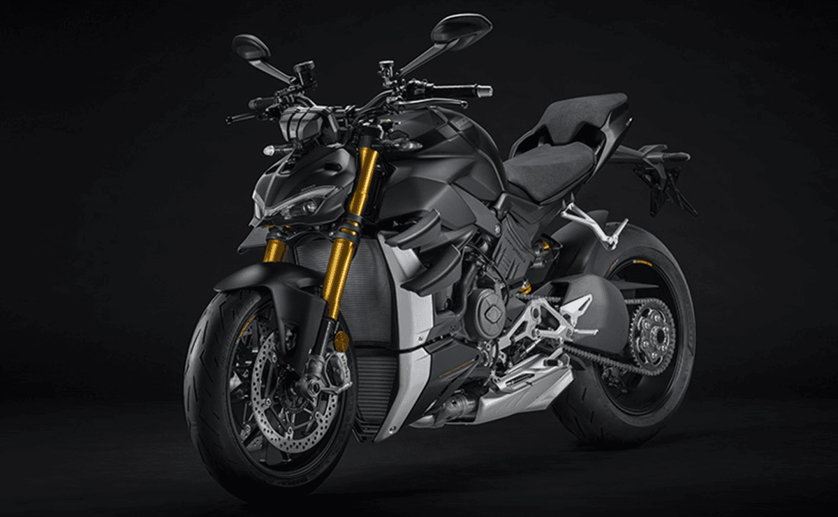 Duacti streetfighter v4 left side facing view