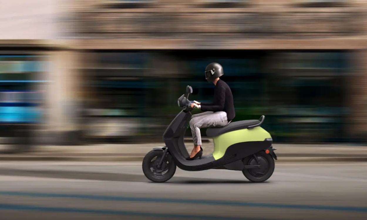 Ola electric s1 x ride view