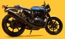 2023 royal enfield continental gt 650 rear alloy exhaust