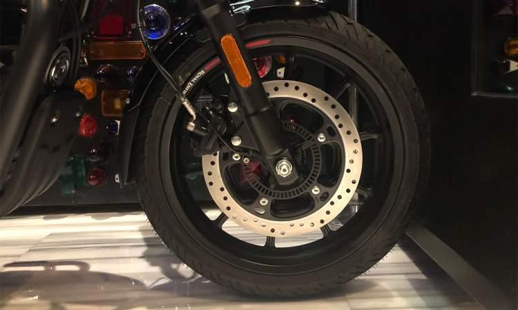 Royal enfield hunter 350 front disc