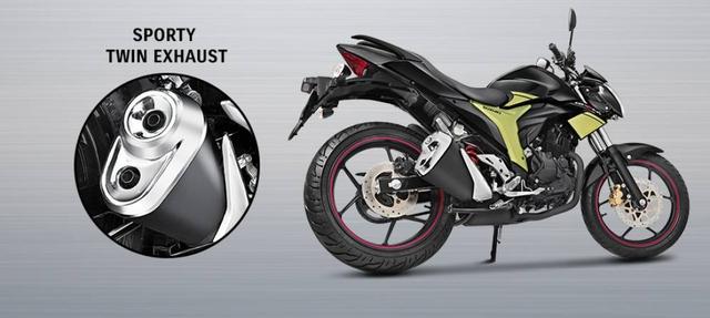 Sporty Twin Exhaust