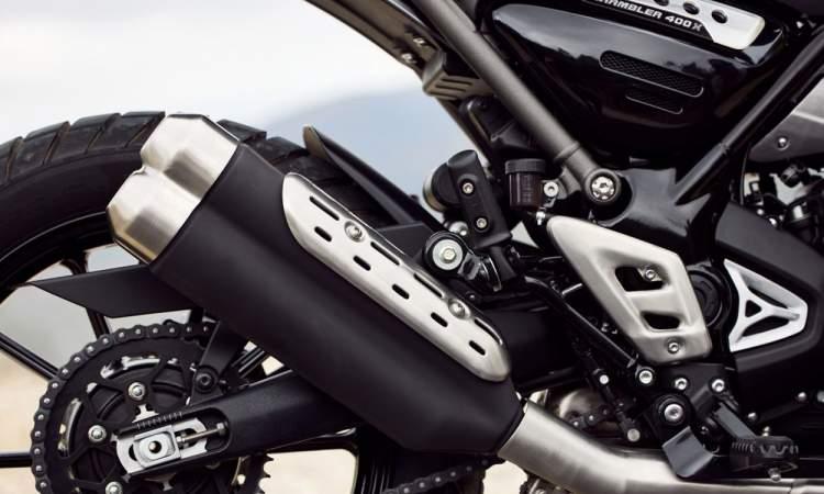 2023 triumph scrambler 400 x exhaust