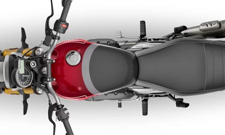 Triumph speed 400 Topview