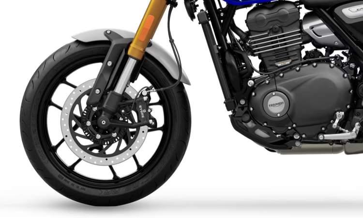 Triumph speed 400 suspension