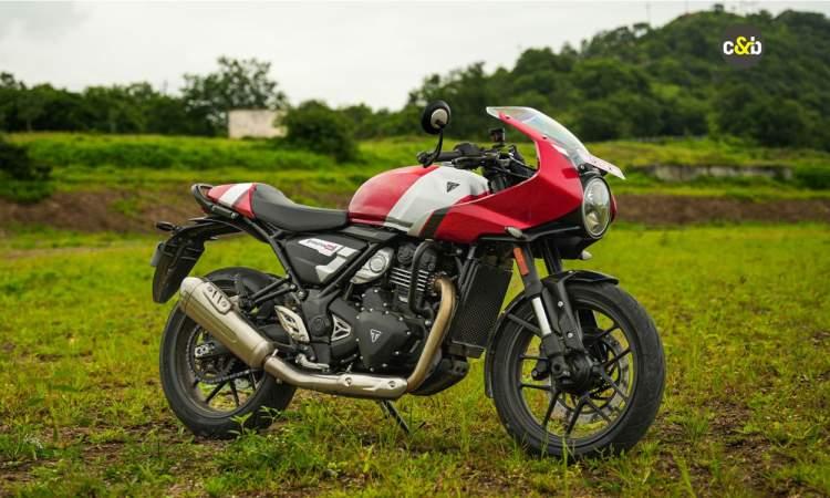 Triumph Thruxton 400 Side Look