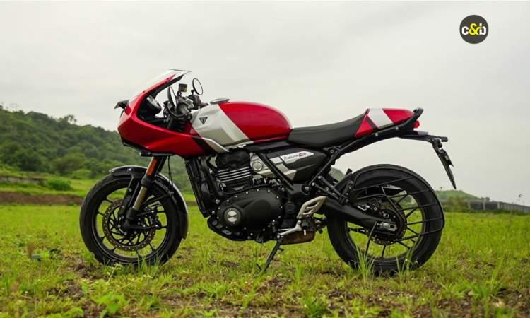 Triumph Thruxton 400 Left Side Look