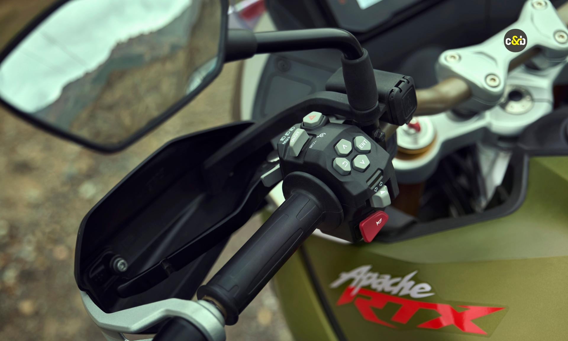 2025 TVS Apache RTX 300 Handle bar