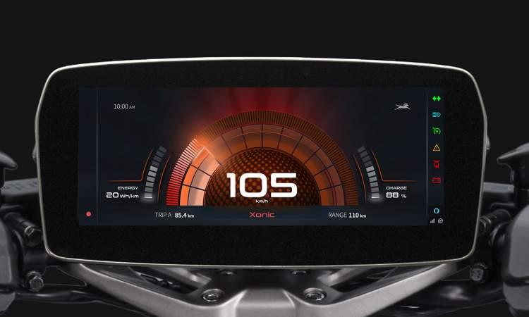 Tvs x electric speedometer
