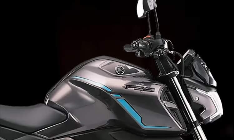 FZ S FI Hybrid side fueltank view