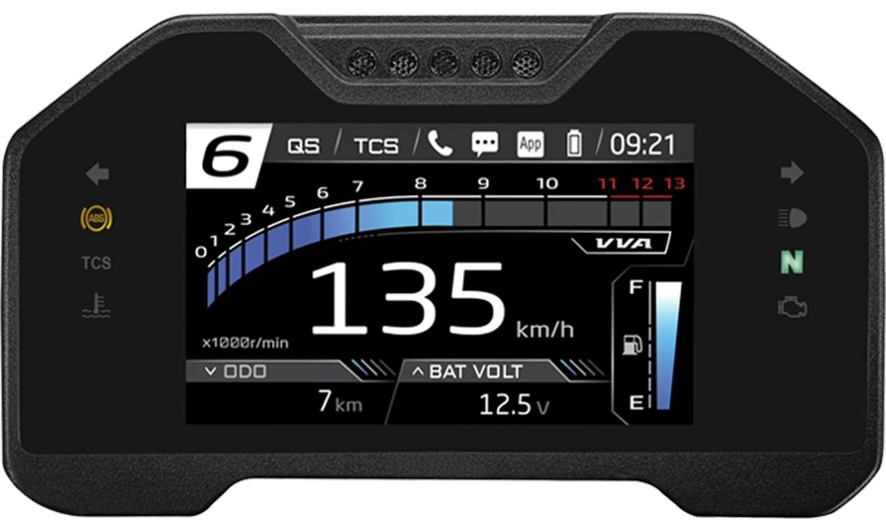Yamaha R15m Display