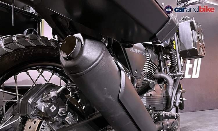 Yezdi Adventure Exhaust