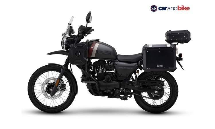 Yezdi Adventure Leftsideview