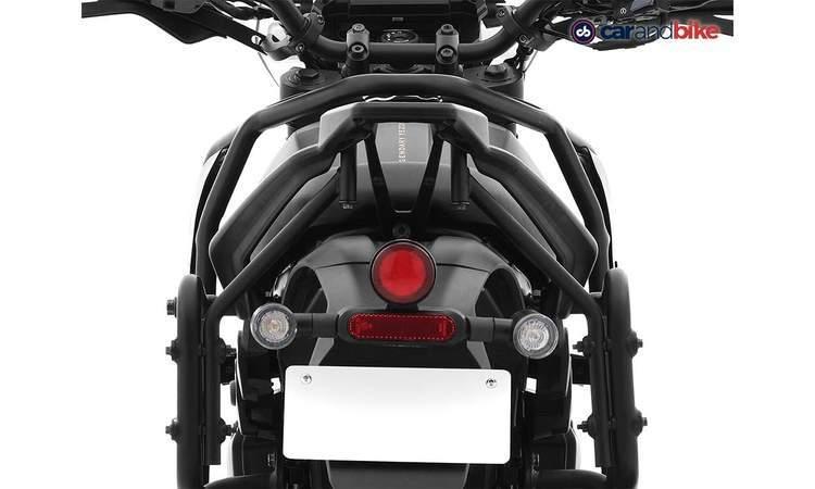 Yezdi Adventure Rearlook