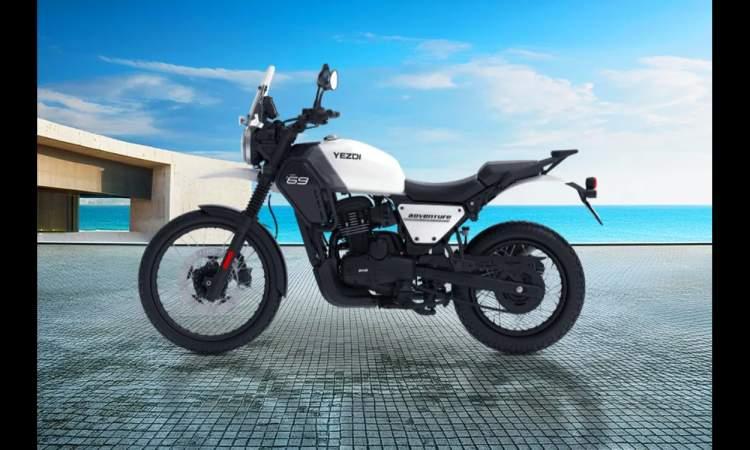 Yezdi Adventure Side View