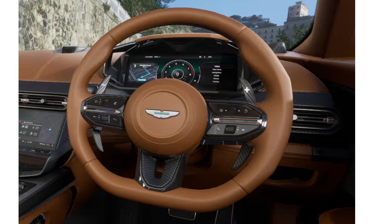 Aston Martin V12 Vanquish Steering Wheel