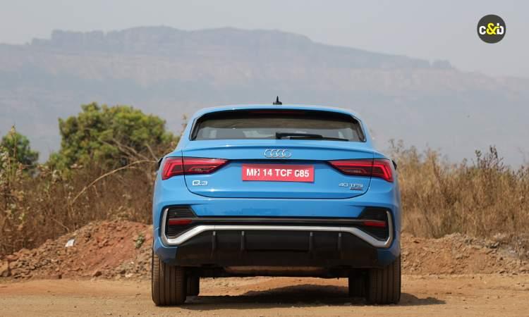 Audi q3 sportback rearview