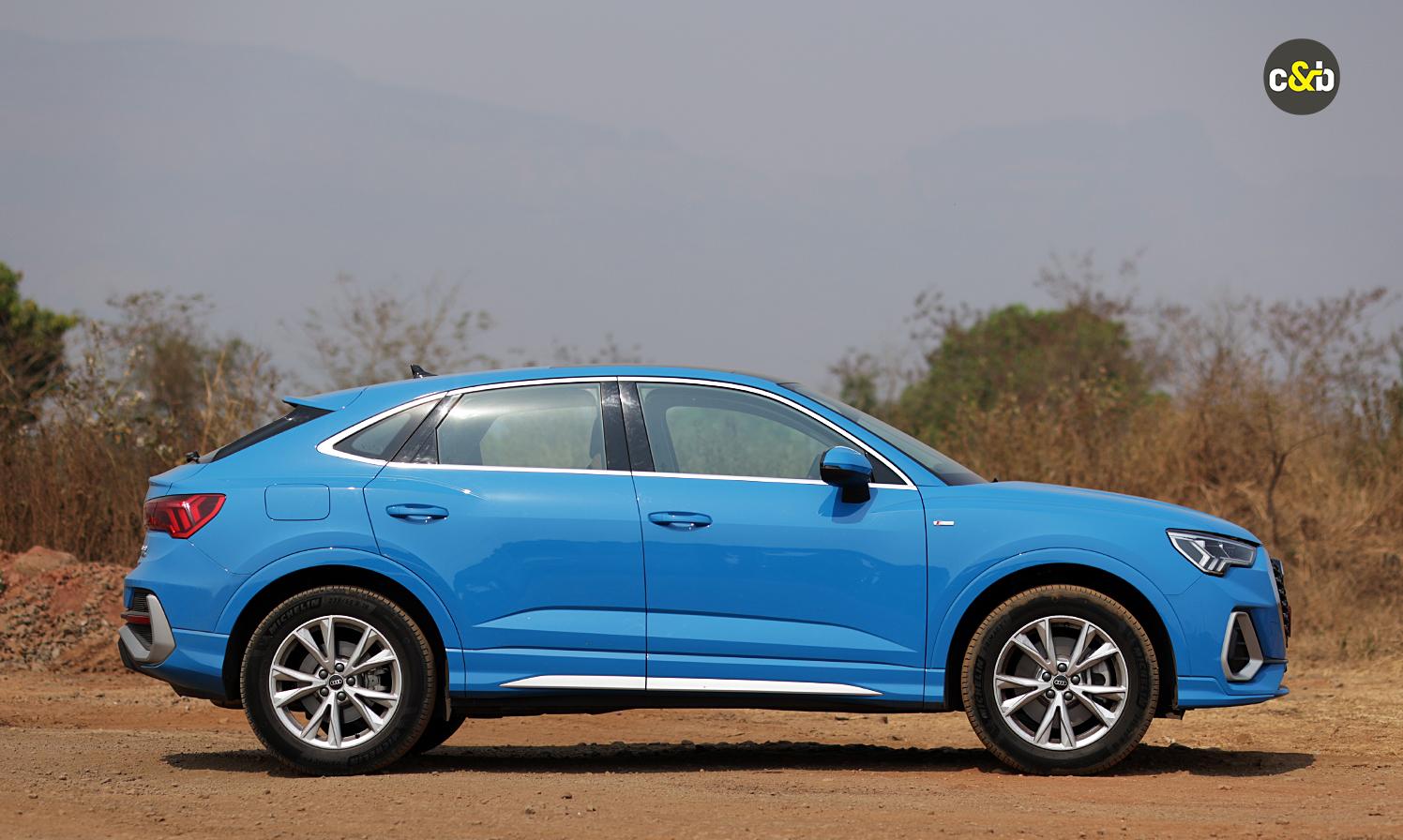 Audi q3 sportback sideview