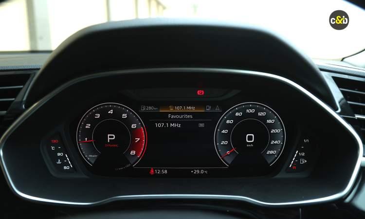 Audi Q3 Sportback Speedometer