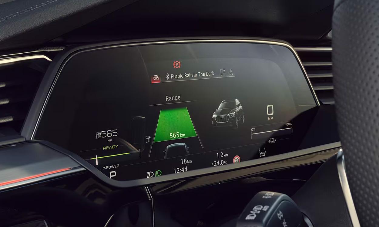 Audi q8 e Tron sportback touch screen