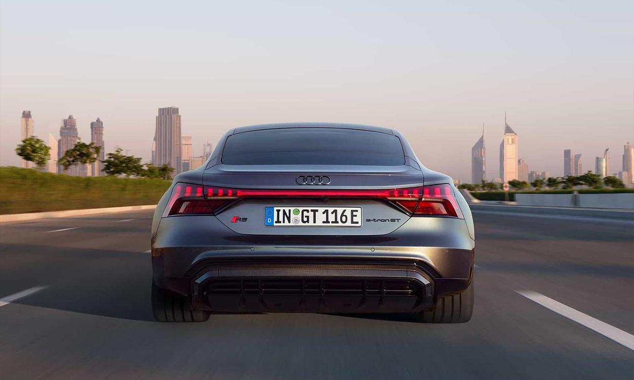 Audi rs e tron gt rear view
