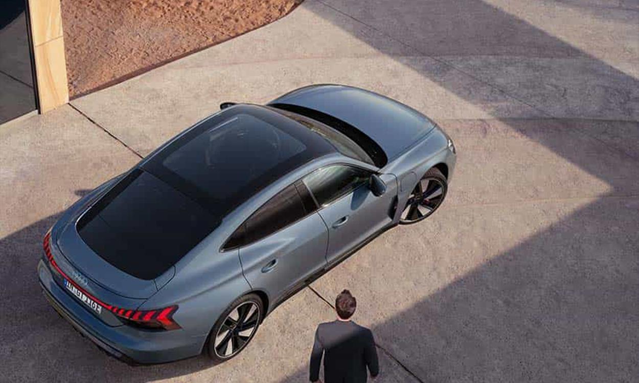 Audi rs e tron gt top view