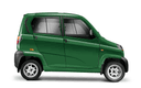 Bajaj Qute Green Right Side View