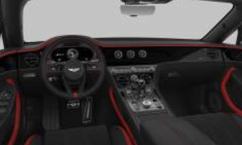 Bentley Continental Interior Red