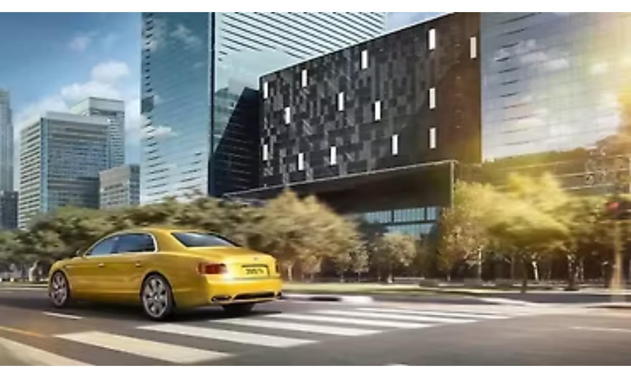 Bentley Continental Flying Spur Rear View