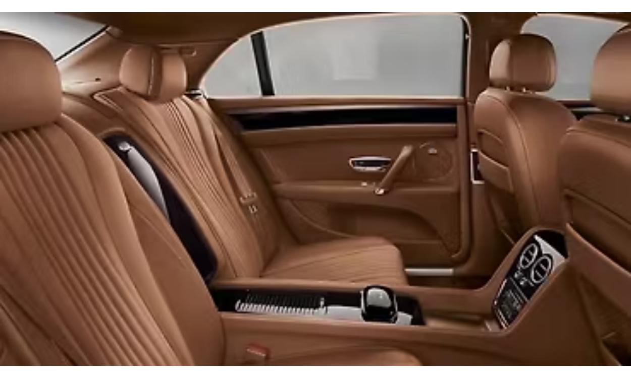 Bentley Continental Flying Spur Rear Seat Space