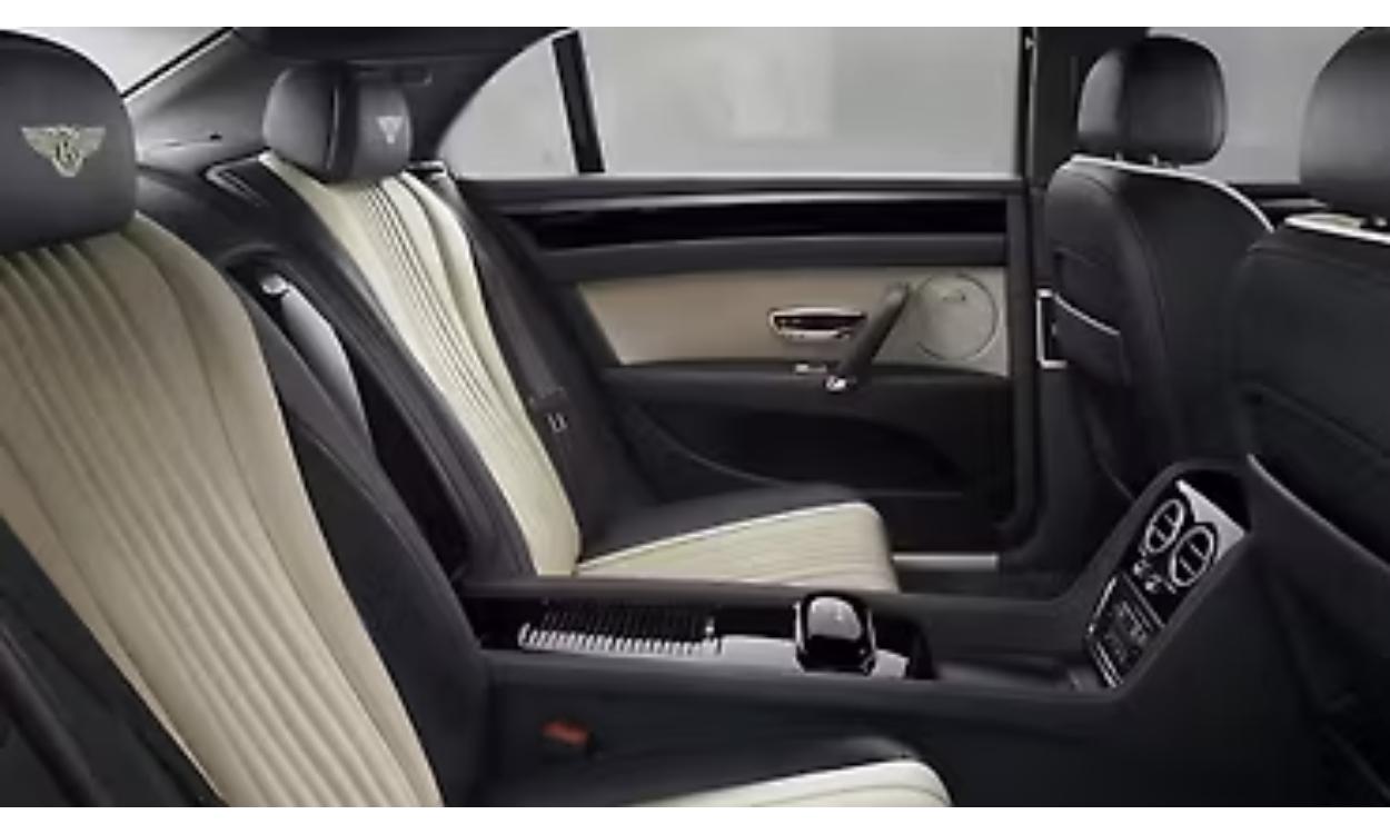 Bentley Continental Flying Rear Seat Space