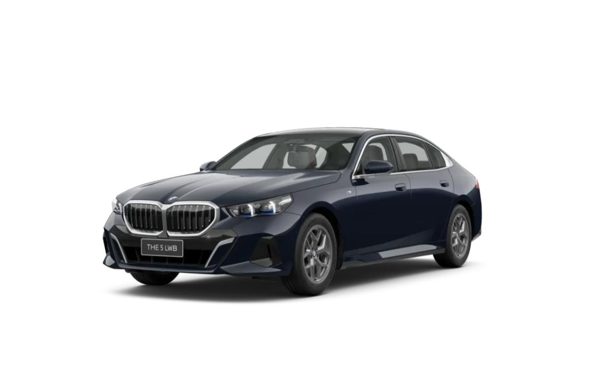 Bmw 5 series black sideview