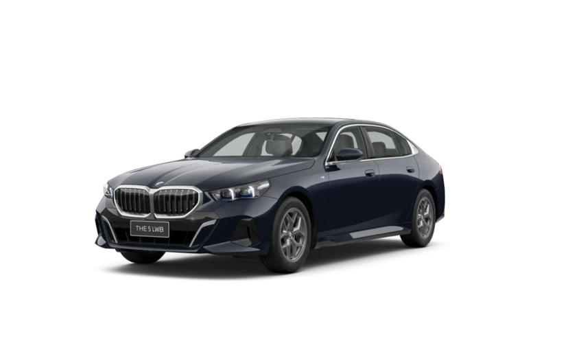 Bmw 5 Series Black Sideview