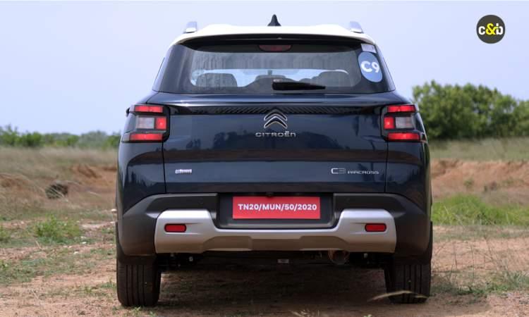 Citroen C3 Aircross Rearview